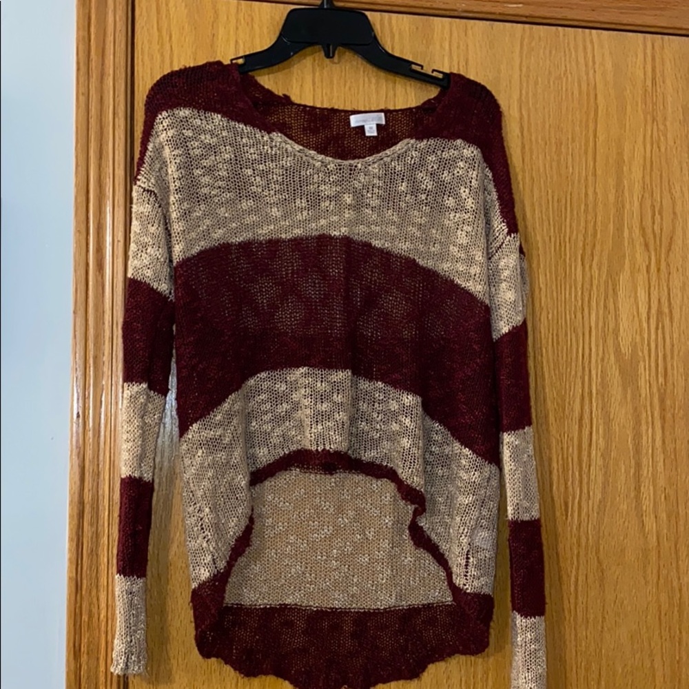 Comfy hi-low sweater